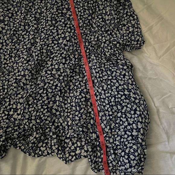 Reformation Quest Soho Blue Floral Dress Size 2 - Picture 11 of 16